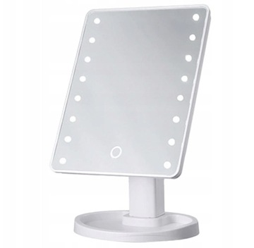КОСМЕТИЧЕСКОЕ ЗЕРКАЛО С ПОДСВЕТКОЙ ДЛЯ МАКИЯЖА 16 СВЕТОДИОДОВ, РЕГУЛИРУЕМОЕ