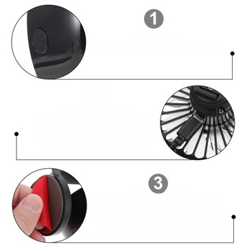 Cichie Circial Car Fan Fem fem