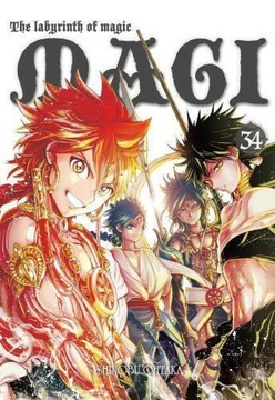 MAGI The Labyrinth of Magic 34 manga WANEKO