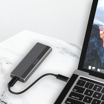 Obudowa Dysku SSD Adapter m.2 SATA NGFF USB-C USB 3.0 Kieszeń na dysk m2