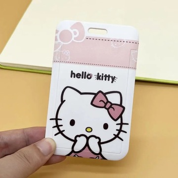 Набор держателей для карточек Sanrio Cute Girl Heart Hello Kitty, удостоверение личности врача и медсестры