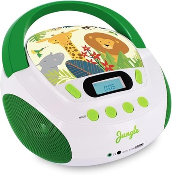 Uszkodzony Metronic Gulli przenośne radio/odtwarzacz CD/MP3 18A108