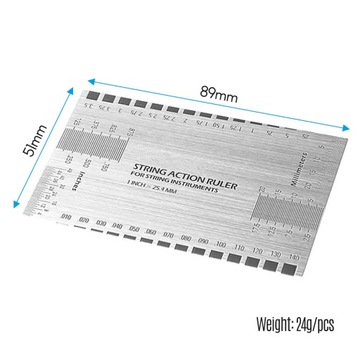 Гитарная струна из нержавеющей стали с линейкой действия