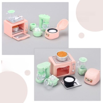1 КОМПЛЕКТ ДЕТАЛЬНЫХ МИНИ-КУХОННЫХ ПРИБОРОВ ДЛЯ ИГРЫ В КУКОЛЬНЫЙ ДОМИК