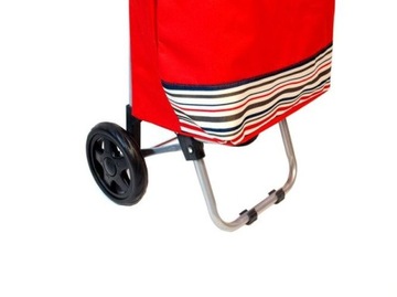 СУМКА ДЛЯ ПОКУПОК НА КОЛЕСАХ, 4 ЦВЕТА, СКЛАДНАЯ ЖЕСТКАЯ РАМА.