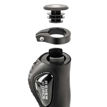 Удобные ручки Велосипедные ручки Велосипедные ручки Противоскользящая Прочная ЭКО-КОЖА