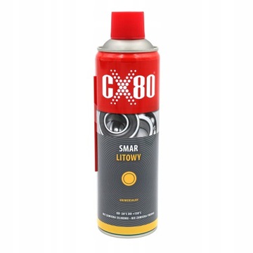 CX80 SMAR LITOWY SPRAY UNIWERSALNY DO UKŁADÓW PRZEMYSŁOWYCH 500ML