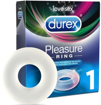 DUREX Pleasure Ring Pierścień erekcyjny Silniejsza i Dłuższa Erekcja