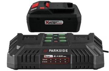 AKUMULATOR PARKSIDE +SZYBKA ŁADOWARKA PAPS 208 20V 8 Ah Bluetooth !!!