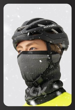 ROCKBROS Велосипедная маска Зимний головной убор для катания на лыжах и бега
