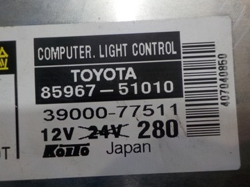 LEXUS RX300 II 3.0 B 04R MĚNIČ XENON PRAVÝ 85967-51010 39000-77511