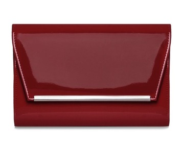 Бордовый клатч SOLOME M10 PATTERN