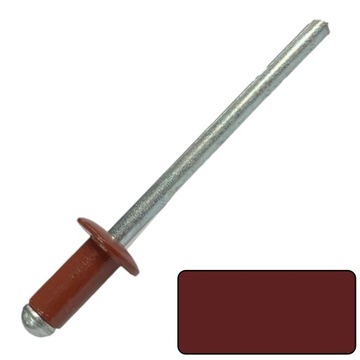 NITY ZRYWALNE 4X8mm - KOLOR RAL3009 - 100 SZTUK
