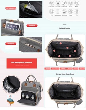 РЮКЗАК, пеленальный столик, органайзер, вместительная сумка для коляски