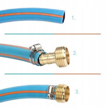 5 шт. ремонт садового шланга 5/латунные фитинги