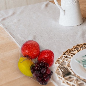 СУМКИ ДЛЯ ХРАНЕНИЯ ФРУКТОВ ИЗ ВЕГАНСКОЙ ХЛОПКОВОЙ СЕТКИ