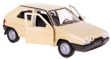 SKODA FAVORIT MODEL METALOWY WELLY 1:34/39 BEŻOWY