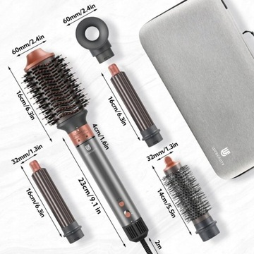 Suszarka do włosów Webeauty LOKÓWKA SZCZOTKA DO WŁOSÓW 5W1 + WALIZKA