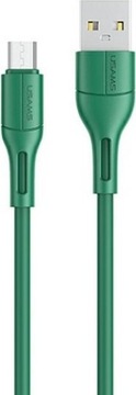Kabel USAMS U68 microUSB 2A Fast Charge 1m zielony/green SJ502USB04