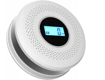 Czujnik 2W1 czadu i dymu tlenku węgla CO LCD