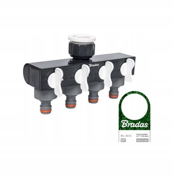 Четырехходовой водораспределитель с клапанами 1–3/4 дюйма WL-3033