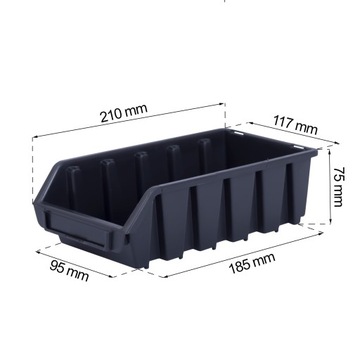 Контейнер для хранения кювет Ergobox 2 л.