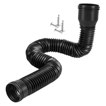 RYNNA PRZEDŁUŻENIE RURY SPUSTOWEJ 47CM DO 150CM RURA ODPŁYWOWA ODPROWADZENIE WODY DESZCZOWEJ