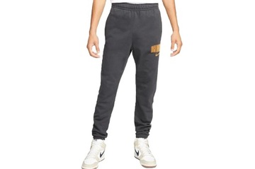 Spodnie męskie dresowe Nike NSW RETRO CF FLC PANT BB szare r. 2XL