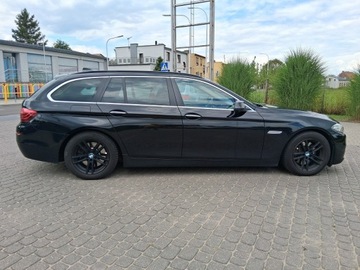 BMW Seria 5 F10-F11 Touring Facelifting 530d 258KM 2014 BMW Seria 5 530d 258KM Automat Panorama Skóra BiXenon Zarejestrowana w PL, zdjęcie 3