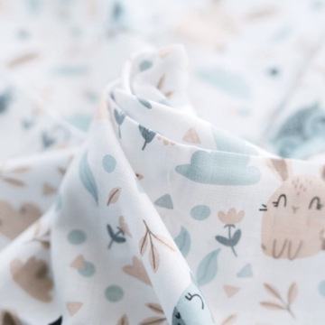 Набор из 5 пилди муслиновых полек 80x70 см для подарка от BABYU