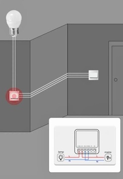 Контроллер освещения Tuya ZigBee для установки в стену, 230 В