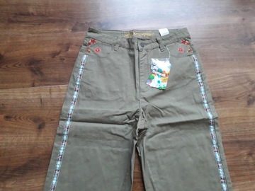 DESIGUAL-SUPER SPODNIE PANT ERITREA 38 J