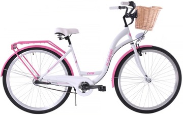 ROWER MIEJSKI 28 damski DAMKA 3Bieg KOZBIKE19 KOSZ