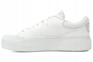 Buty NIKE COURT LEGACY LIFT Damskie białe sneakersy platformy