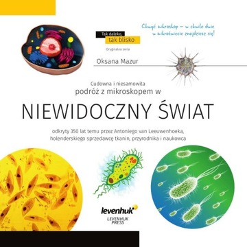 Mikroskop szkolny dla dzieci, optyczny Discovery Nano /400x +książka GRATIS