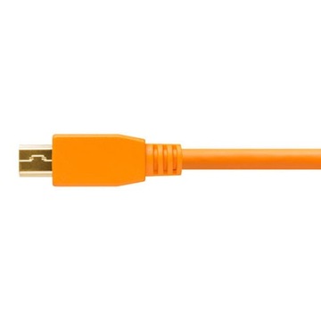 ИНСТРУМЕНТЫ ДЛЯ ПРИВЯЗКИ TetherPro USB-A 2.0/Mini-B, 5-контактный, 4,6 м, оранжевый привязной кабель