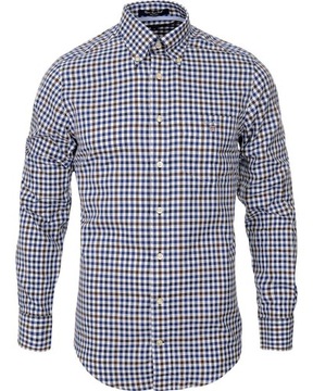 GANT UPPER EAST TWILL CHECK KOSZULA MĘSKA W KRATĘ CASUAL r. M