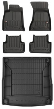 Set 3D Koberce a rohože Audi A4 B9 Allroad Kombi 2015-