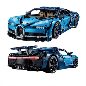 UNIKATOWY PREZENT NA DZIEŃ DZIECKA KLOCKI SAMOCHÓD BUGATTI CHIRON 3599 hit
