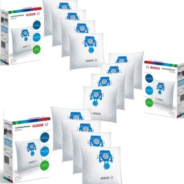 Worki do odkurzacza Bosch BBZWD4BAG do AquaWash & Clean 12 szt. Oryginalny