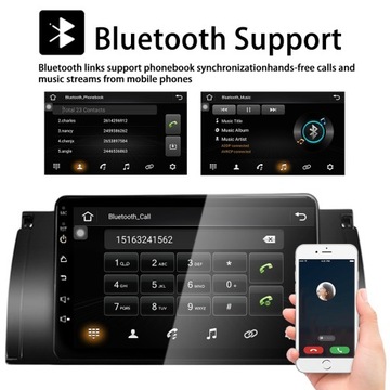 Radio Android GPS BMW 5 E39 E53 X5 камера