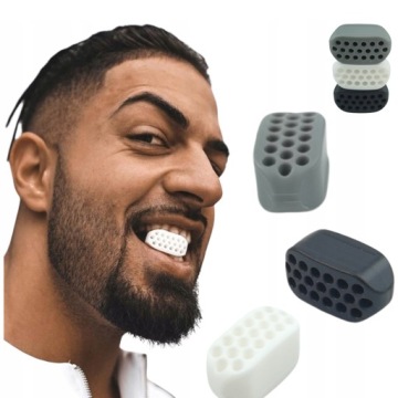 ТРЕНАЖЕР ЧЕЛЮСТИ МЫШЦЫ ЛИНИЯ ЧЕЛЮСТИ МЯВАНИЕ СИЛИКОН ЧЕРНЫЙ/БЕЛЫЙ/СЕРЫЙ *6