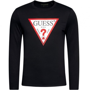 Guess koszulka męska longsleeve czarny M0YI31I3Z11-JBLK M