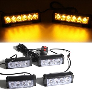 СВЕТОДИОДНЫЕ МАЯКИ СВЕТОДИОДНЫЕ СТРОБоскопы СИГНАЛЬНЫЕ ЛАМПЫ 12В 24В ОРАНЖЕВЫЙ НАБОР