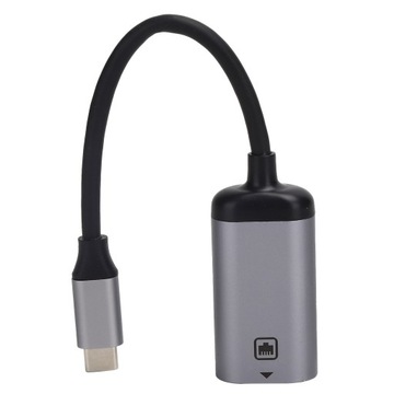 adapter Ethernet typec na rj45 kabel konwertujący port sieciowy wtyczka komputerowa
