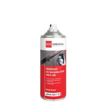 Penetrant czerwony do badania spoin Ecochemical WELD 200 400 ml