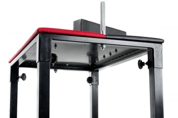 СКЛАДНОЙ СТОЛ ДЛЯ АРМРЕСТЛИНГА С ЛИСТОВЫМ МЕТАЛЛОМ - КОЖА