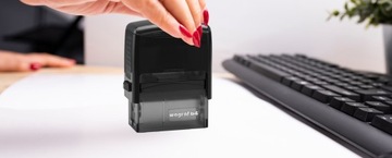 WAGRAF B4s ШТАМП ДЛЯ 8 СТРОК НАЗВАНИЕ КОМПАНИИ ОФИСНЫЙ ДИЗАЙН + ЛАСТИК