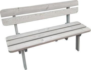 Ławka ogrodowa 120cm WYTRZYMAŁA STABILNA PRODUCENT