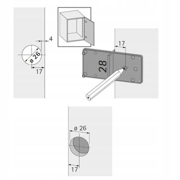 УНИВЕРСАЛЬНЫЙ ШАБЛОН ДЛЯ УСТАНОВКИ МЕБЕЛЬНЫХ ПЕТЛЕЙ